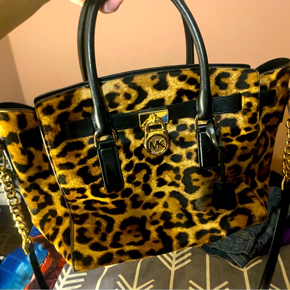 Michael Kors Leopard Purse.